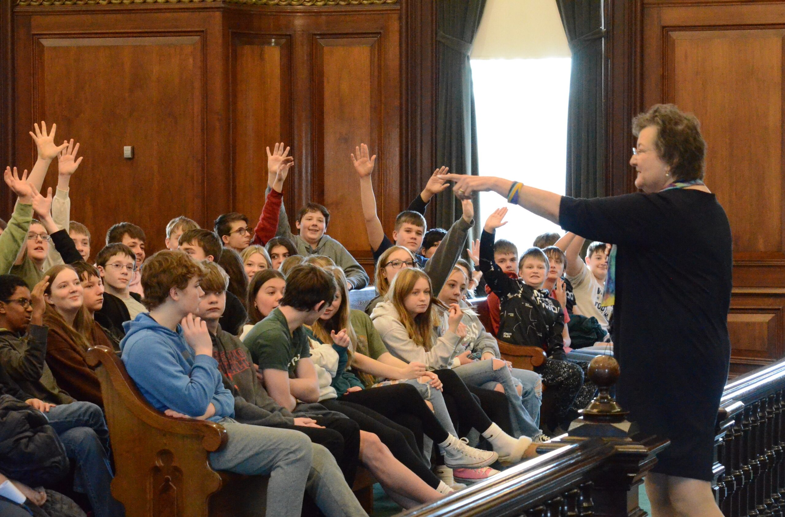 County Eighth Graders Get Up Close Civics Lesson News Sports Jobs